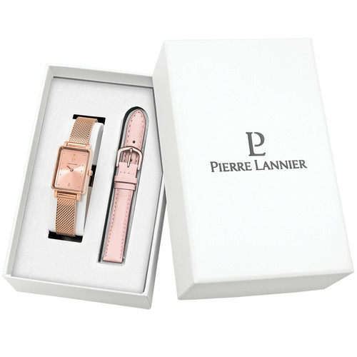 Pierre Lannier - Montre pour femme ARIANE 362J958 avec bracelet en acier doré rose - Promo Montre Femme