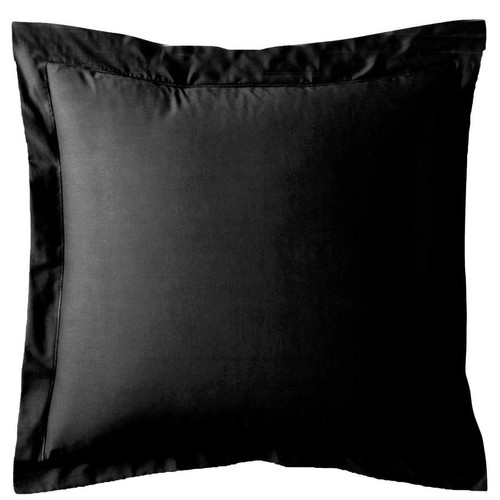 3S. x Tertio (Nos Unis) - Taie d'oreiller coton TERTIO® - Noir - Sélection linge de lit unis